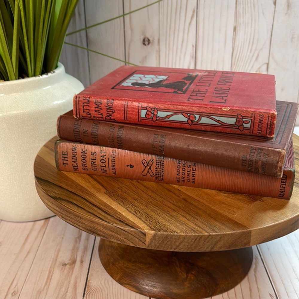 Antique Books Lit of 3